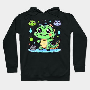 Tickled Crocodile Hoodie